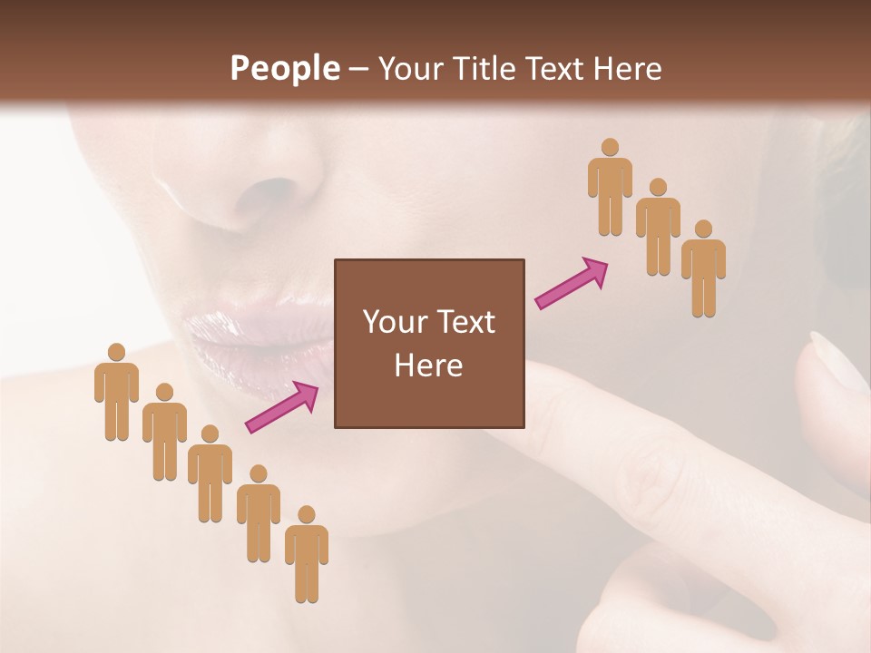 Pimple , Spot On Beauty Woman Face PowerPoint Template