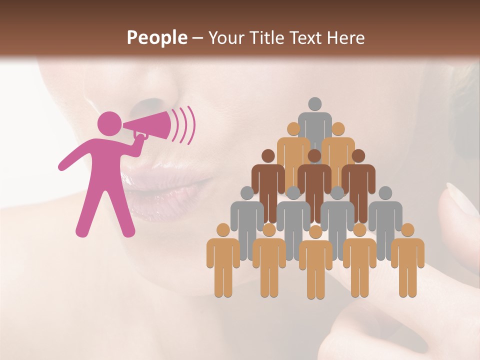 Pimple , Spot On Beauty Woman Face PowerPoint Template