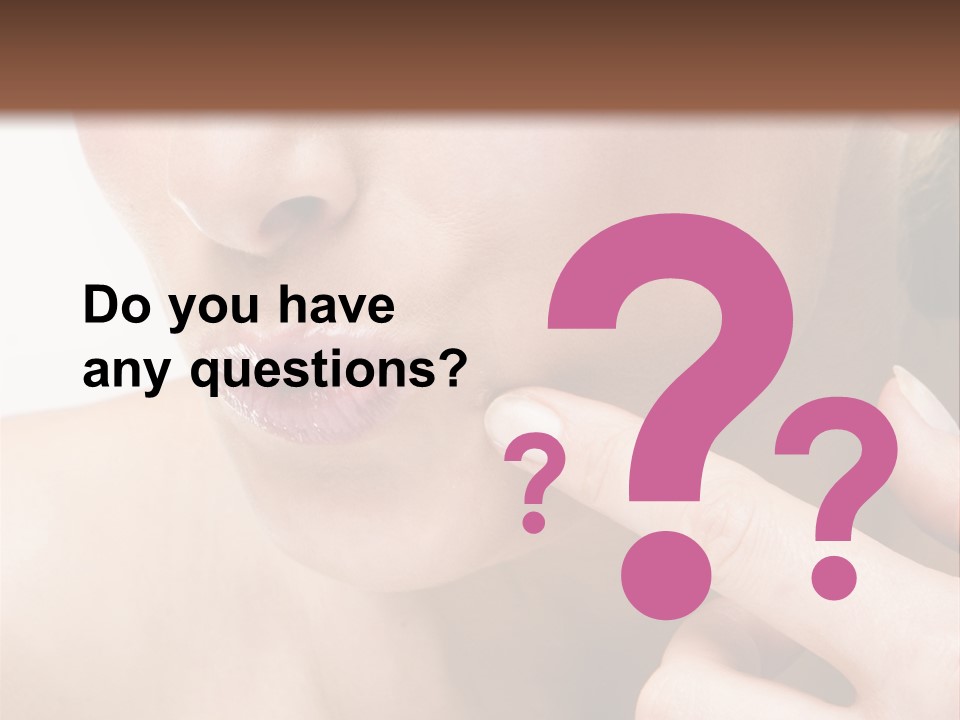 Pimple , Spot On Beauty Woman Face PowerPoint Template