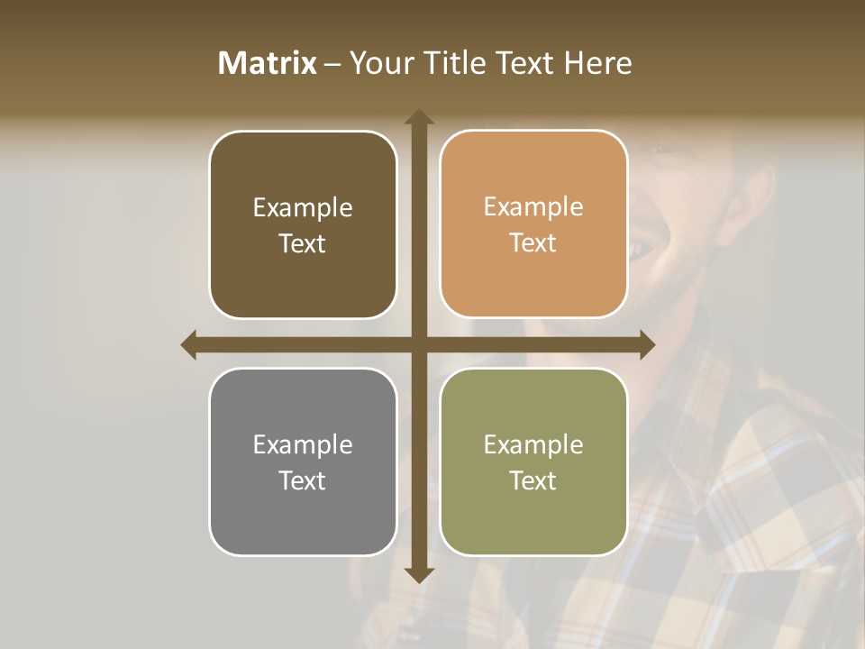 Young Happy Man With Big Smile PowerPoint Template