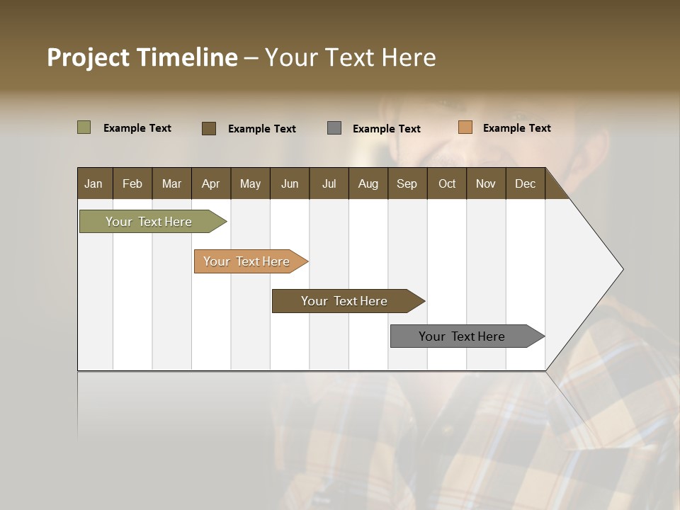 Young Happy Man With Big Smile PowerPoint Template