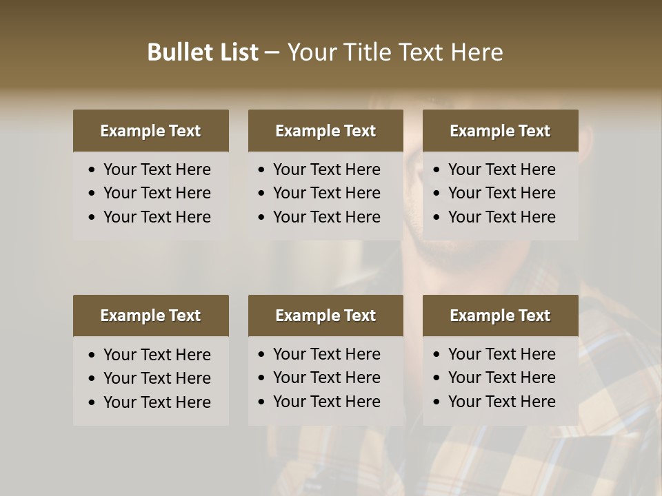 Young Happy Man With Big Smile PowerPoint Template