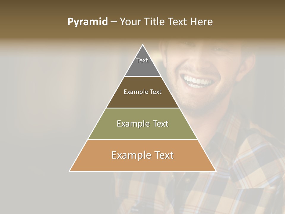 Young Happy Man With Big Smile PowerPoint Template