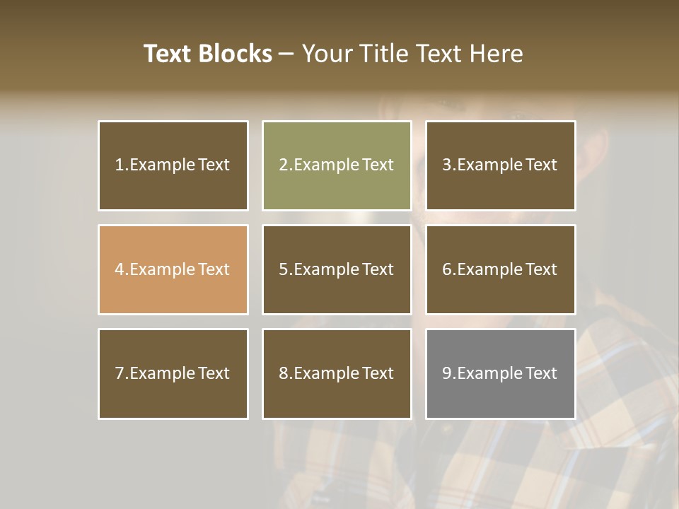 Young Happy Man With Big Smile PowerPoint Template