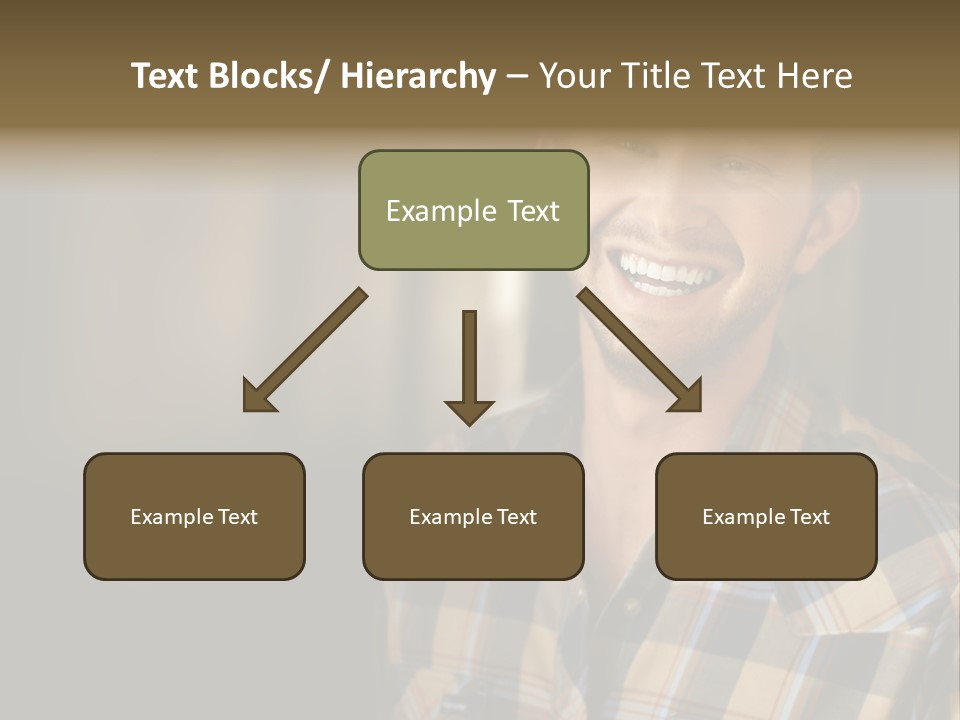 Young Happy Man With Big Smile PowerPoint Template