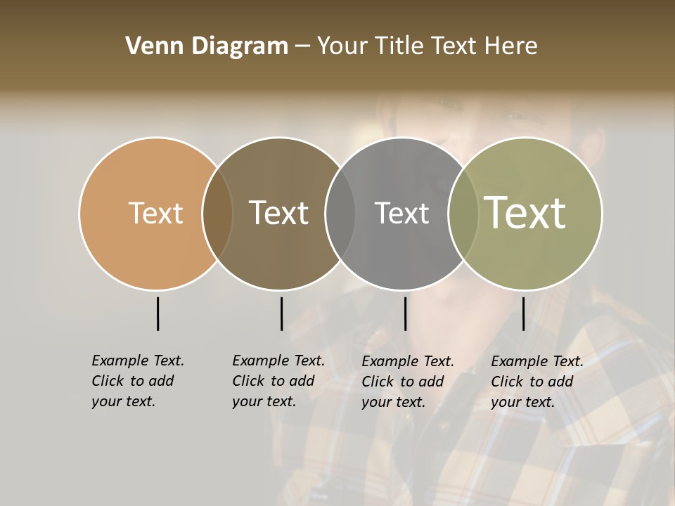 Young Happy Man With Big Smile PowerPoint Template