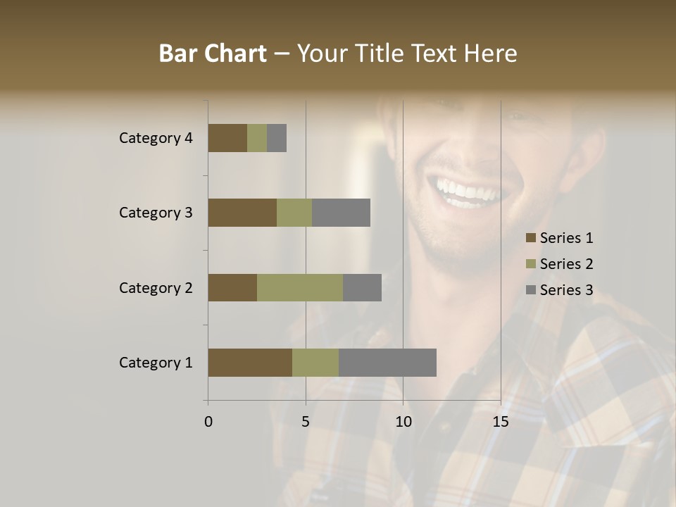 Young Happy Man With Big Smile PowerPoint Template
