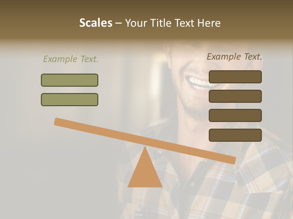 Young Happy Man With Big Smile PowerPoint Template