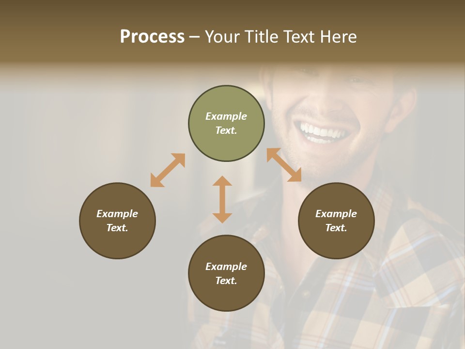 Young Happy Man With Big Smile PowerPoint Template