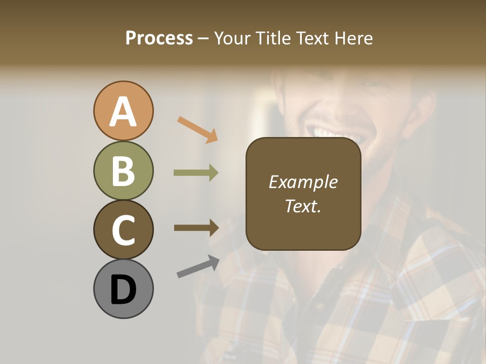 Young Happy Man With Big Smile PowerPoint Template