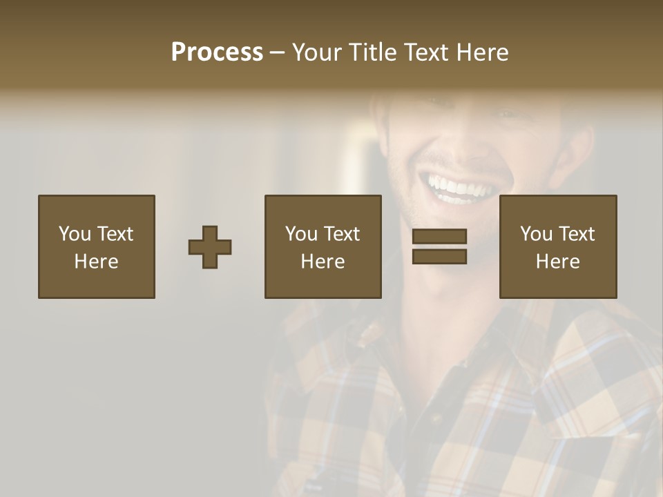 Young Happy Man With Big Smile PowerPoint Template