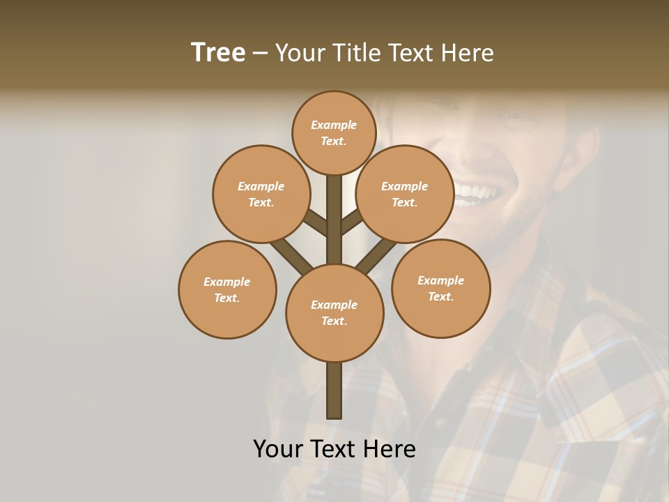 Young Happy Man With Big Smile PowerPoint Template