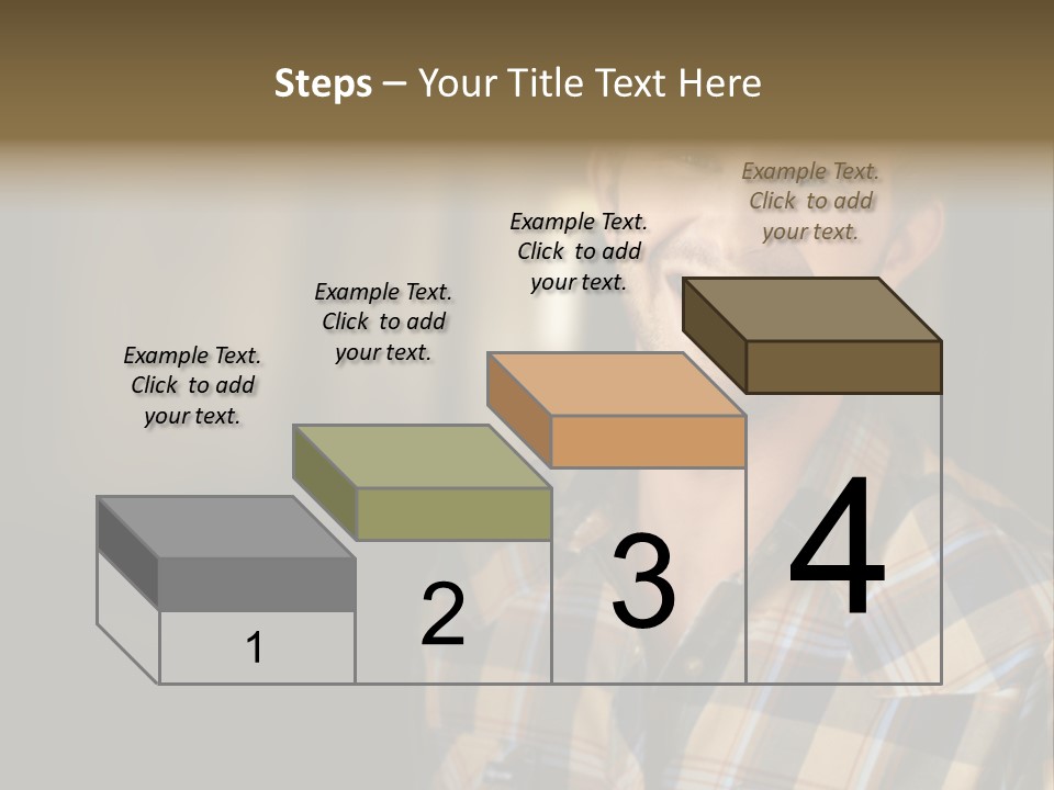Young Happy Man With Big Smile PowerPoint Template