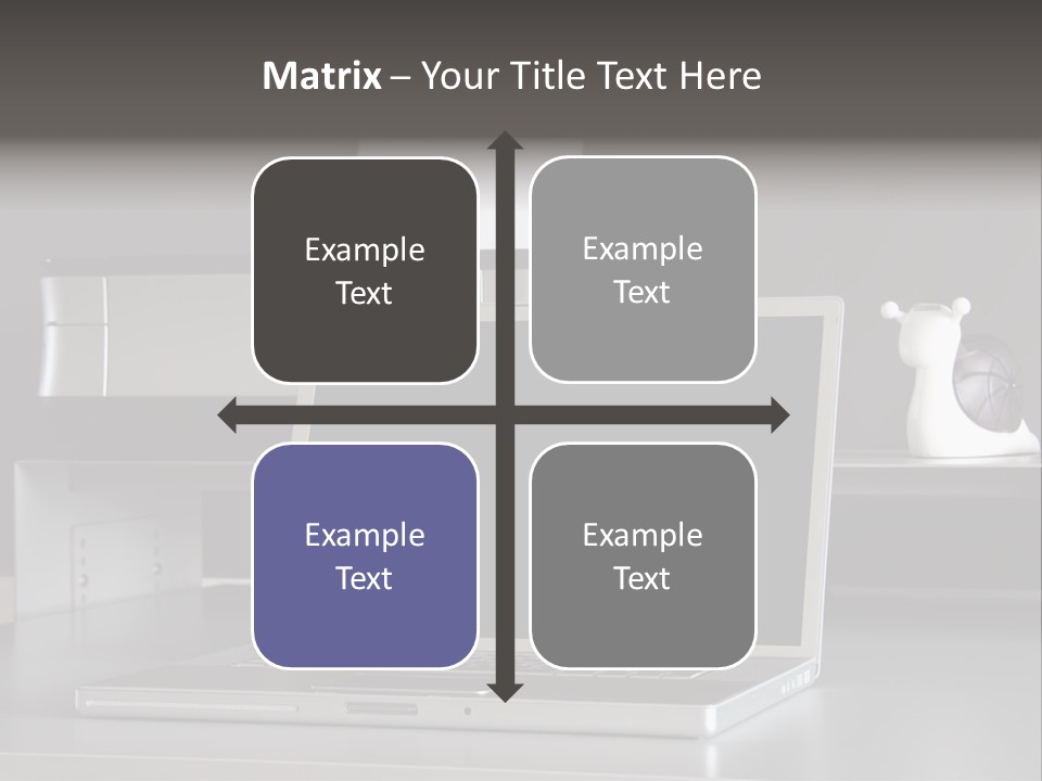 Home Office Desk PowerPoint Template