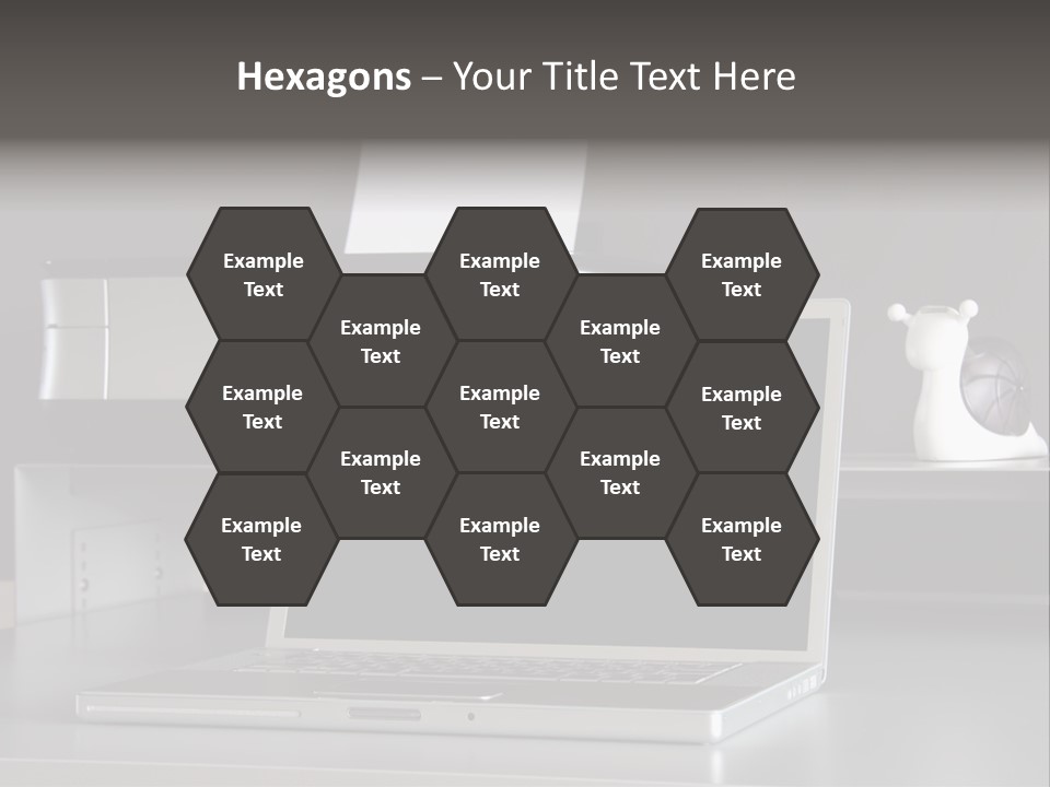 Home Office Desk PowerPoint Template