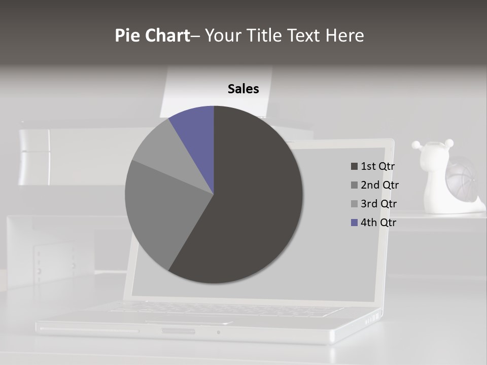 Home Office Desk PowerPoint Template