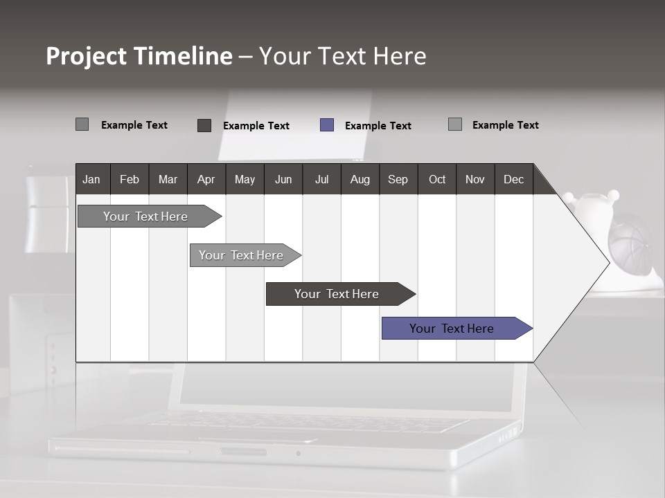 Home Office Desk PowerPoint Template