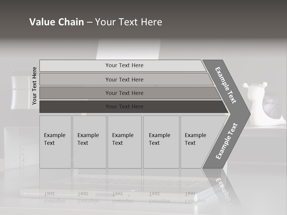 Home Office Desk PowerPoint Template