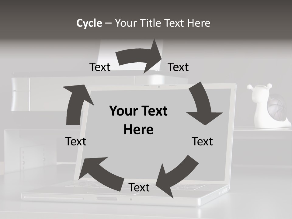 Home Office Desk PowerPoint Template