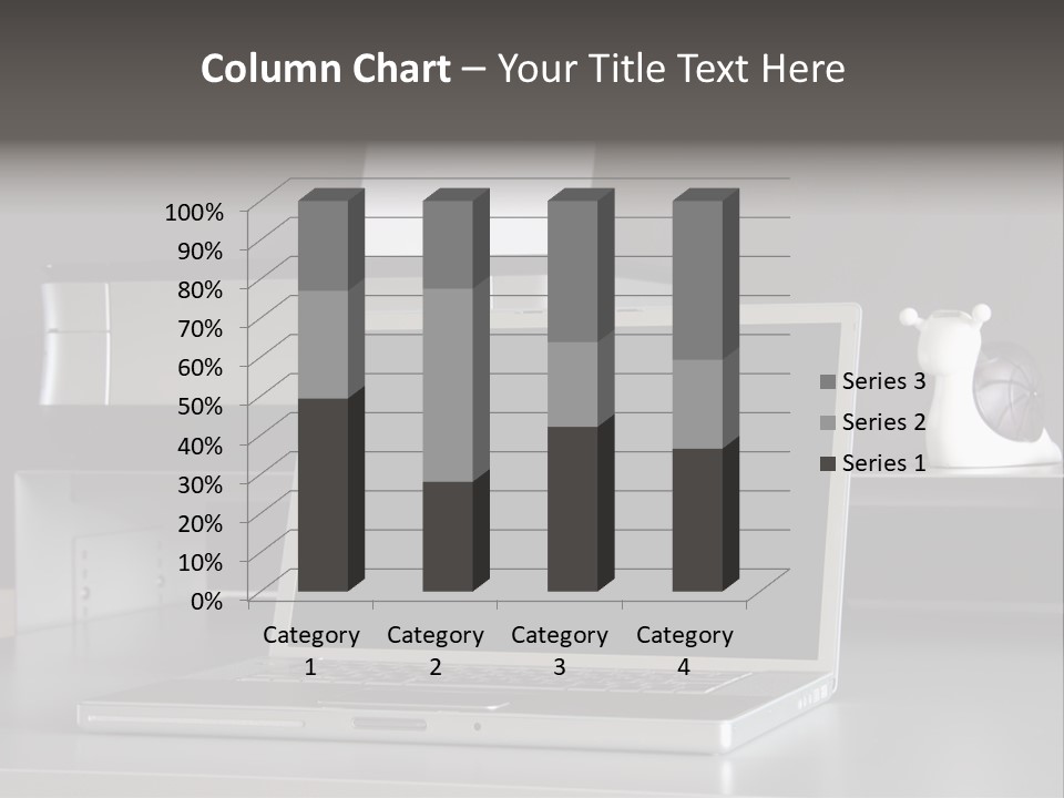 Home Office Desk PowerPoint Template