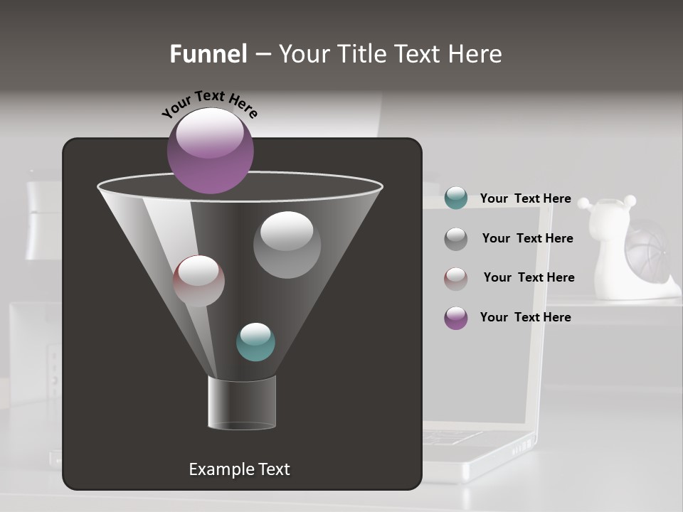 Home Office Desk PowerPoint Template