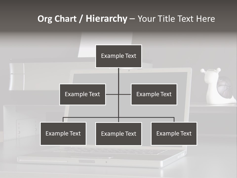 Home Office Desk PowerPoint Template