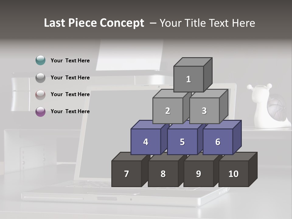 Home Office Desk PowerPoint Template