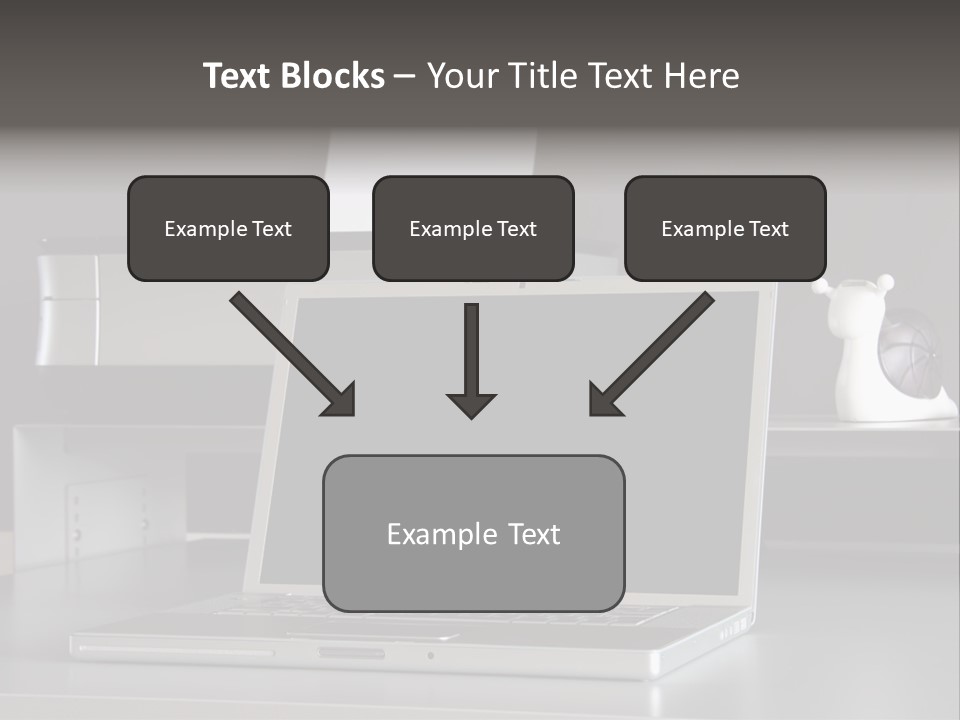 Home Office Desk PowerPoint Template