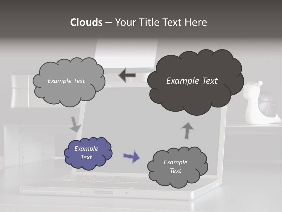 Home Office Desk PowerPoint Template