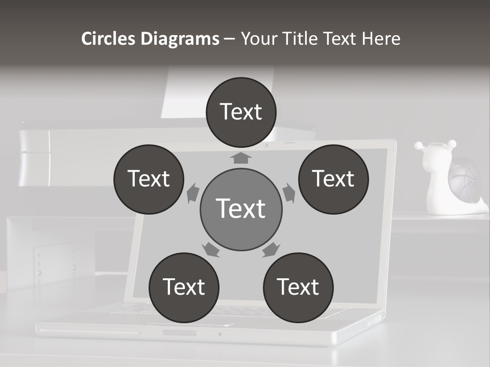 Home Office Desk PowerPoint Template