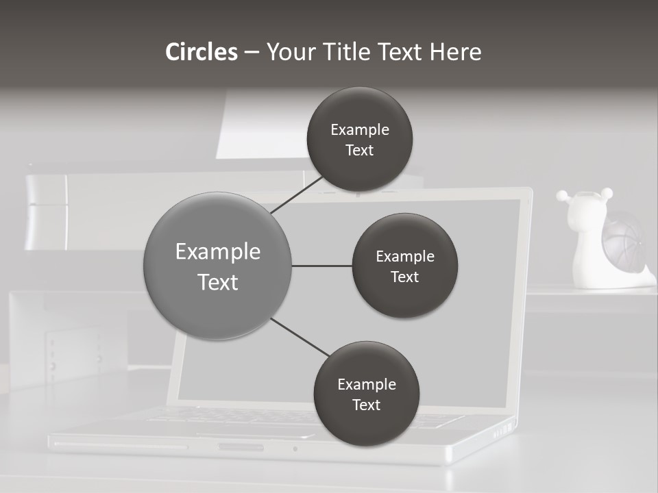 Home Office Desk PowerPoint Template