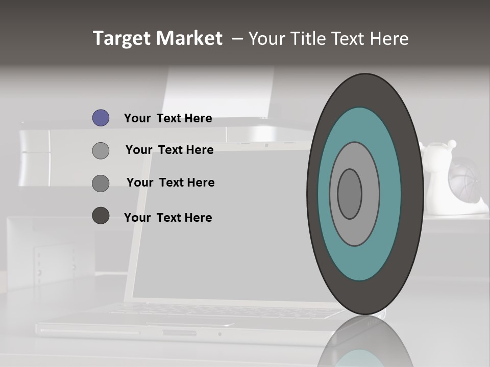 Home Office Desk PowerPoint Template