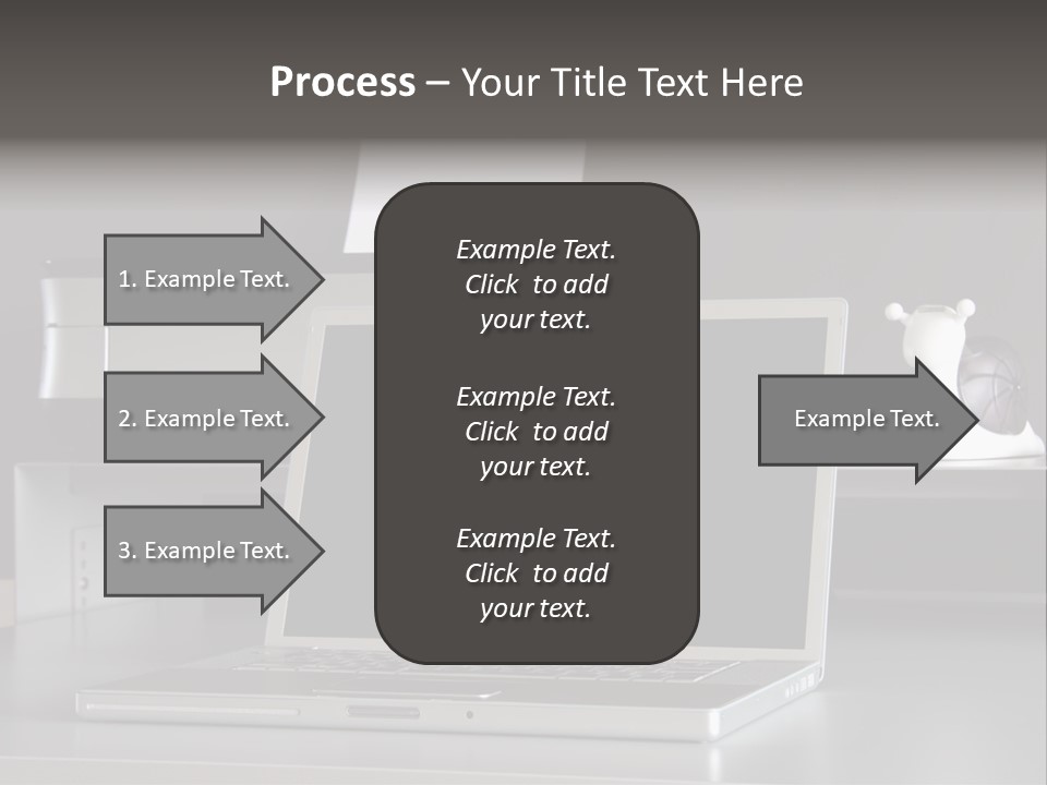 Home Office Desk PowerPoint Template