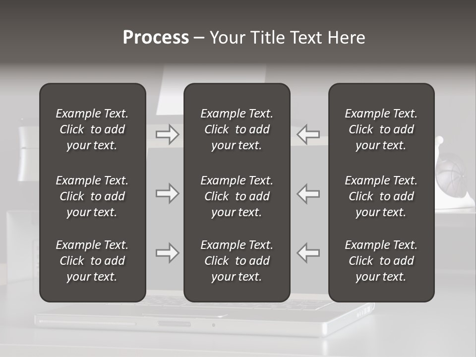 Home Office Desk PowerPoint Template