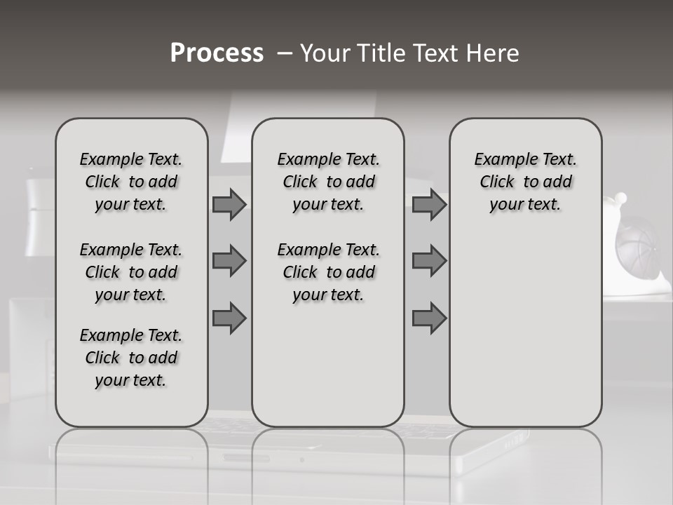 Home Office Desk PowerPoint Template