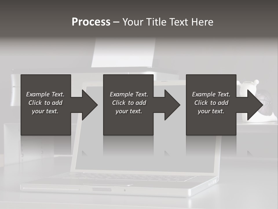 Home Office Desk PowerPoint Template
