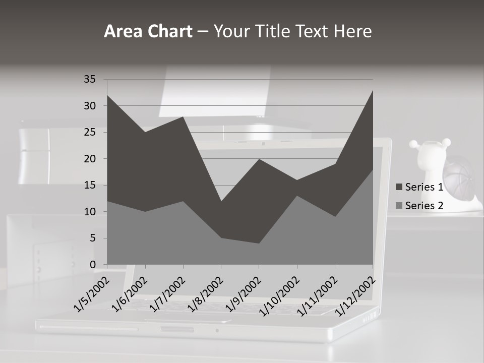 Home Office Desk PowerPoint Template