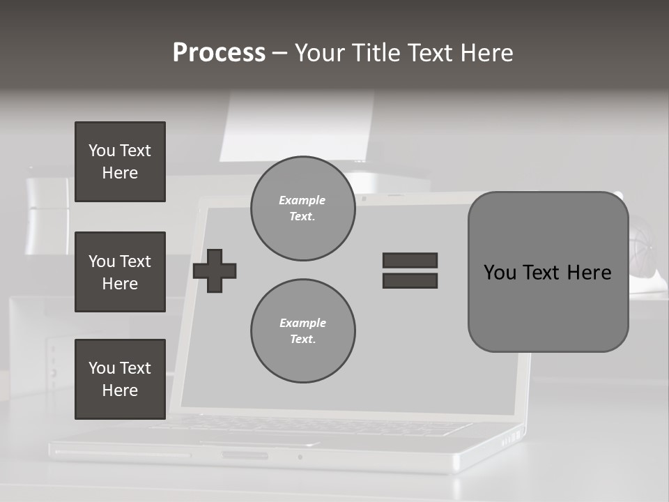 Home Office Desk PowerPoint Template