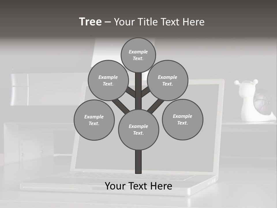 Home Office Desk PowerPoint Template