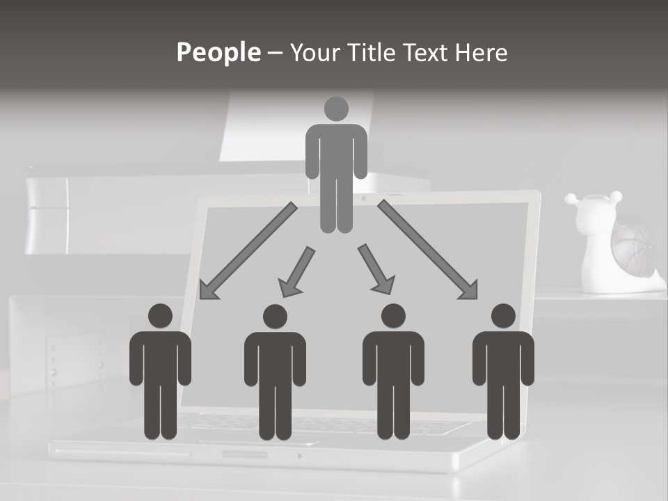 Home Office Desk PowerPoint Template