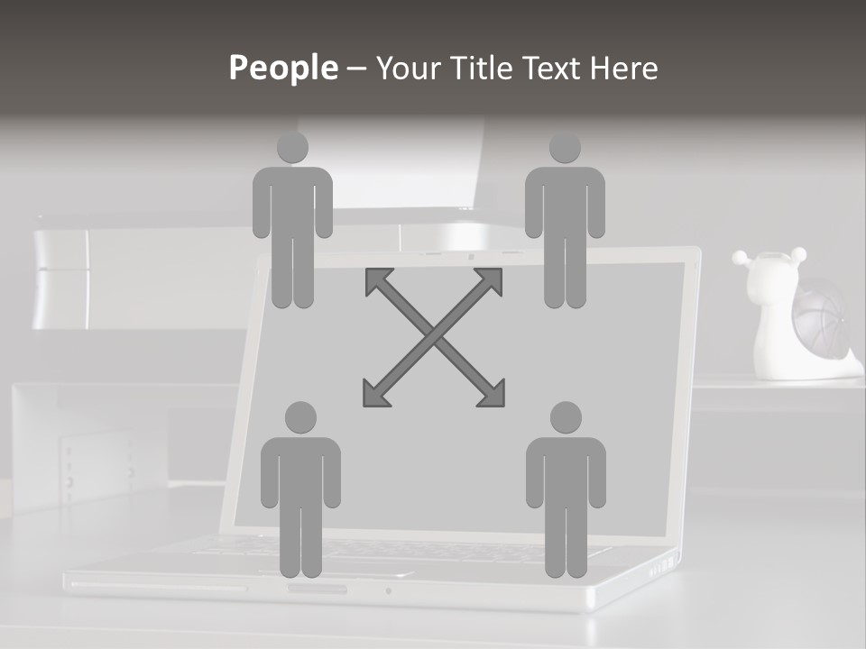 Home Office Desk PowerPoint Template