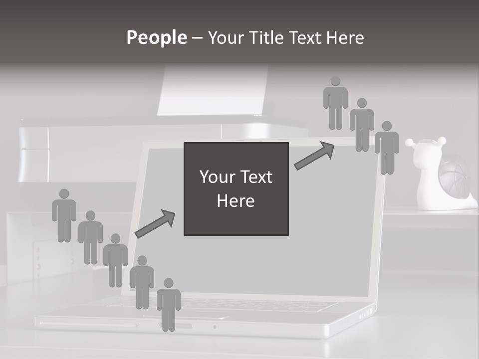 Home Office Desk PowerPoint Template