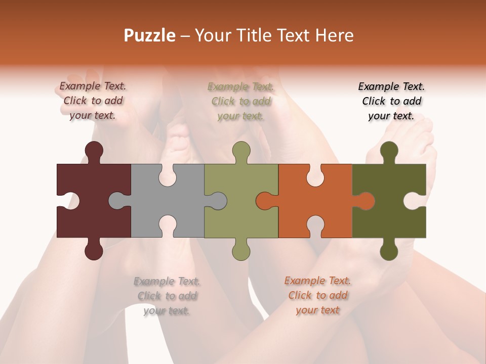 Well-Groomed Bared A Foot Of Female Feet, Isolated On A White Background, Please See Some Of My Other Parts Of A Images PowerPoint Template