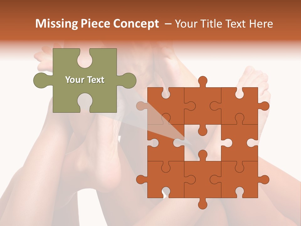 Well-Groomed Bared A Foot Of Female Feet, Isolated On A White Background, Please See Some Of My Other Parts Of A Images PowerPoint Template