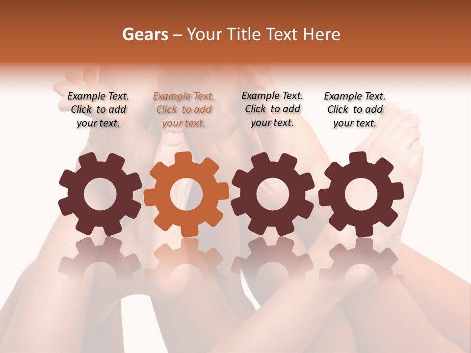 Well-Groomed Bared A Foot Of Female Feet, Isolated On A White Background, Please See Some Of My Other Parts Of A Images PowerPoint Template