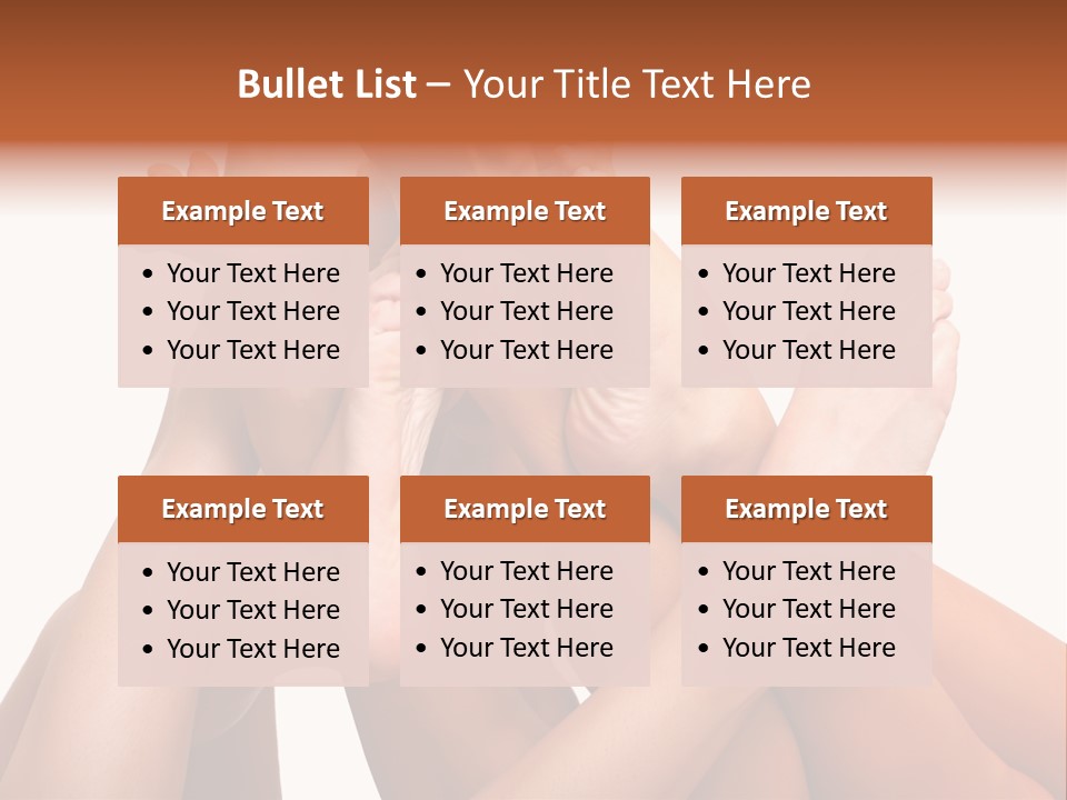 Well-Groomed Bared A Foot Of Female Feet, Isolated On A White Background, Please See Some Of My Other Parts Of A Images PowerPoint Template