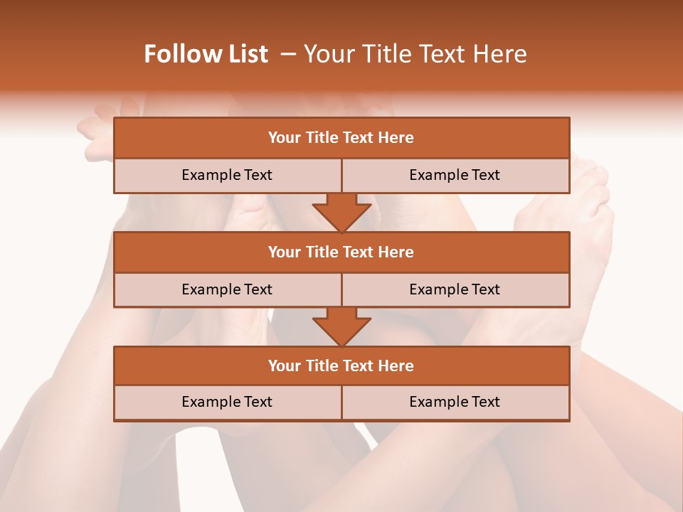 Well-Groomed Bared A Foot Of Female Feet, Isolated On A White Background, Please See Some Of My Other Parts Of A Images PowerPoint Template