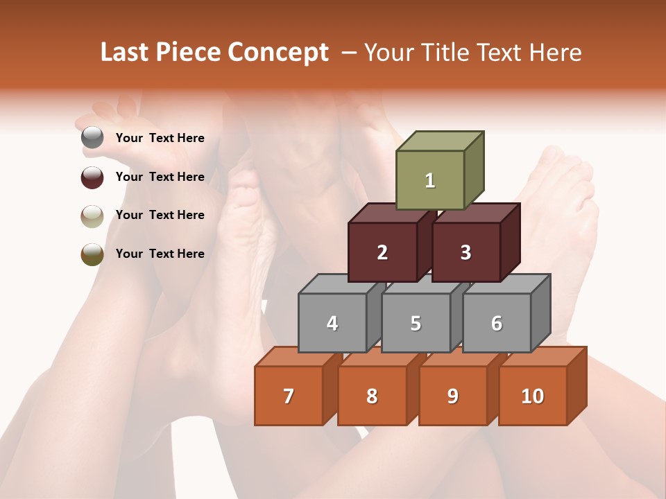 Well-Groomed Bared A Foot Of Female Feet, Isolated On A White Background, Please See Some Of My Other Parts Of A Images PowerPoint Template