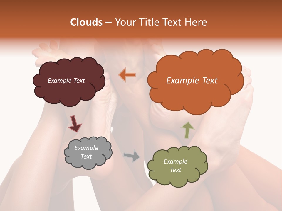 Well-Groomed Bared A Foot Of Female Feet, Isolated On A White Background, Please See Some Of My Other Parts Of A Images PowerPoint Template