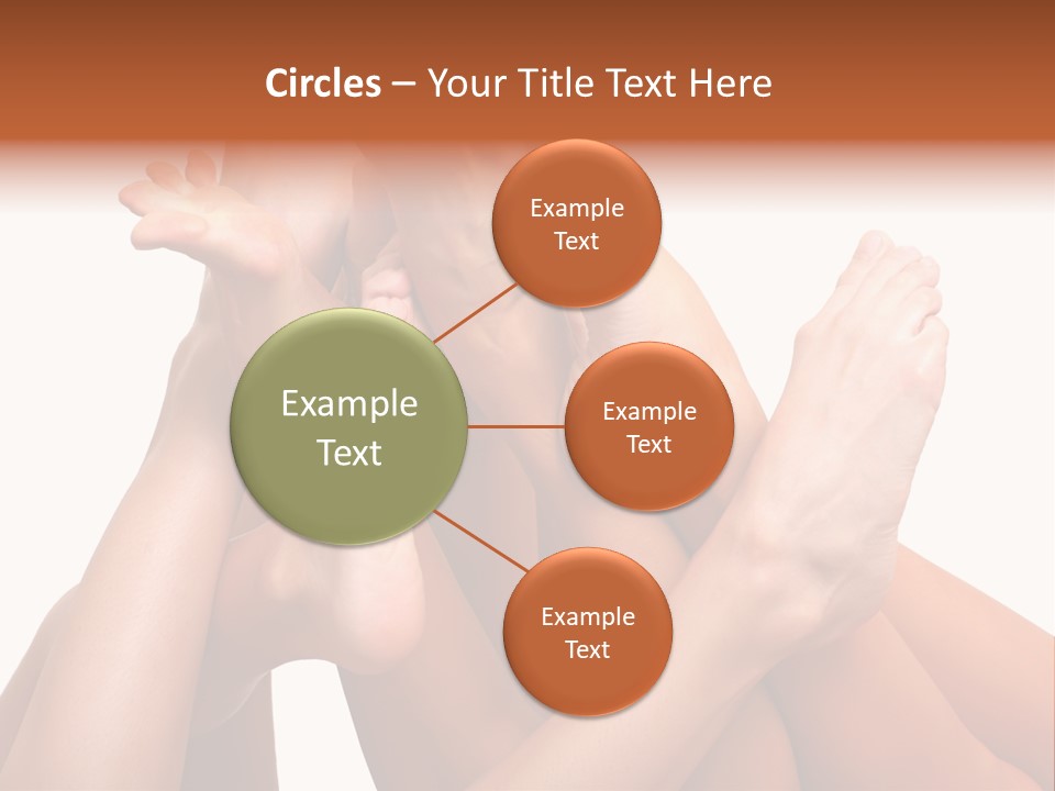 Well-Groomed Bared A Foot Of Female Feet, Isolated On A White Background, Please See Some Of My Other Parts Of A Images PowerPoint Template